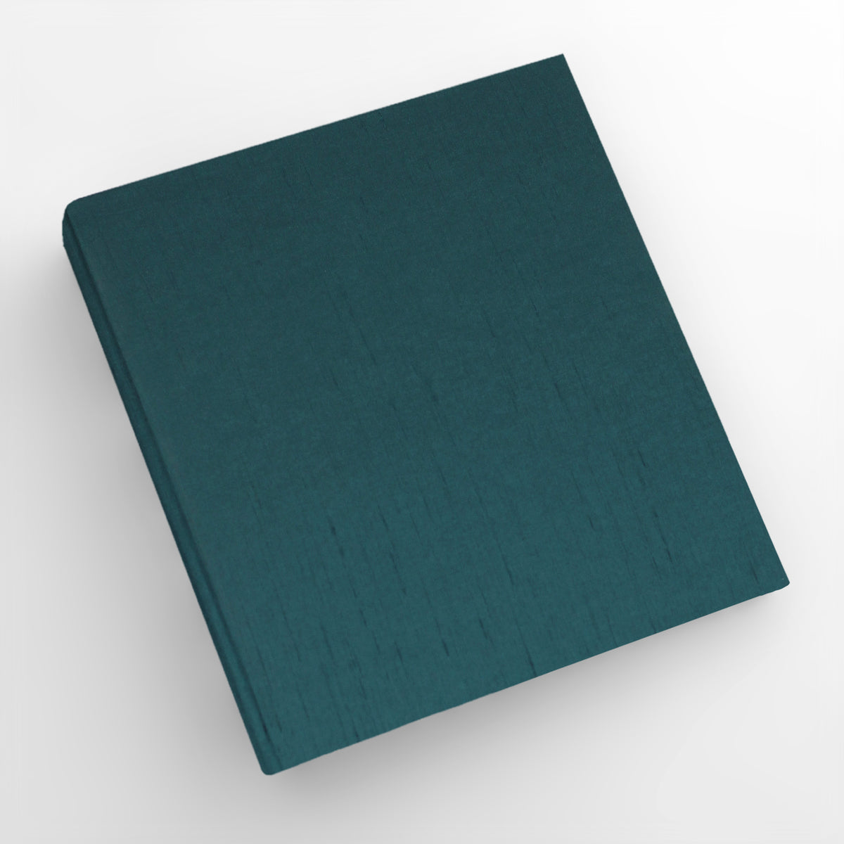 Large Photo Binder For 8x10 Photos | Cover: Teal Blue Silk | Available Personalized