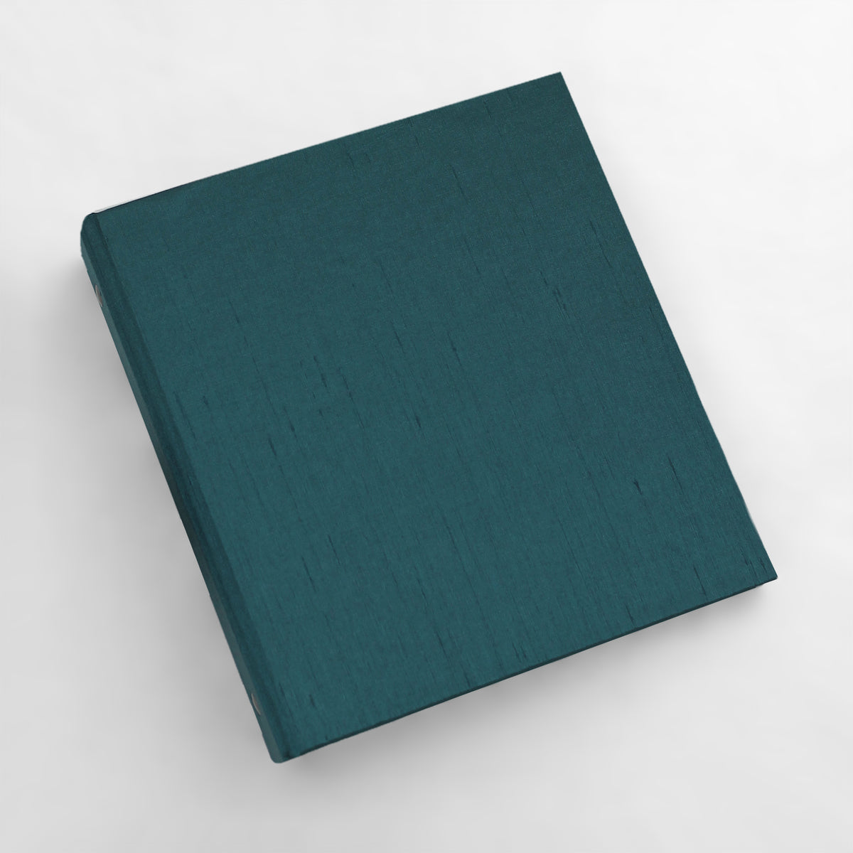 Medium Photo Binder For 4x6 Photos | Cover: Teal Blue Silk | Available Personalized