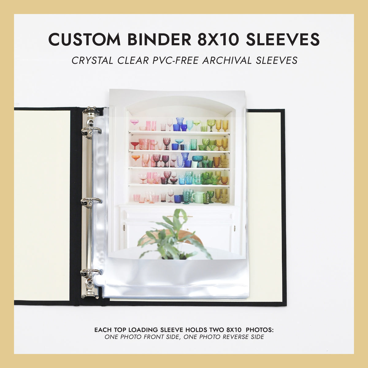 8x10 Custom Binder Sleeves (for 8x10 Photos) Set Of 10