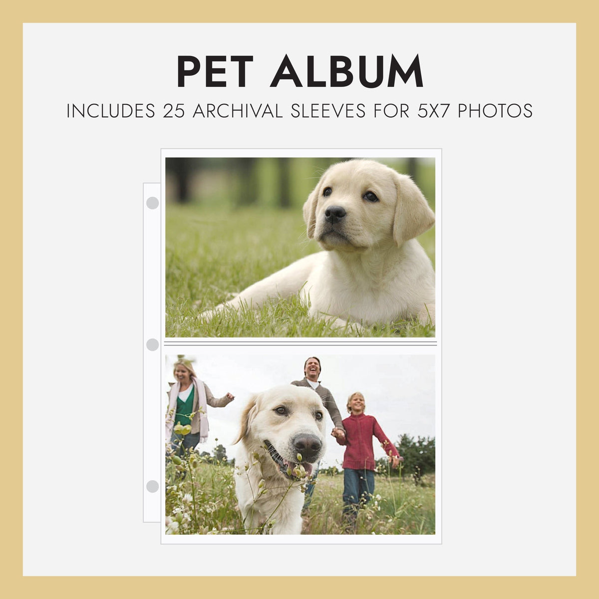 Pet Album with Moss Vegan Leather Cover