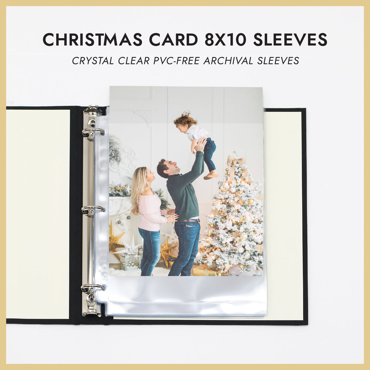 8x10 Christmas Album Sleeves (for 8x10 Photos) Set Of 10