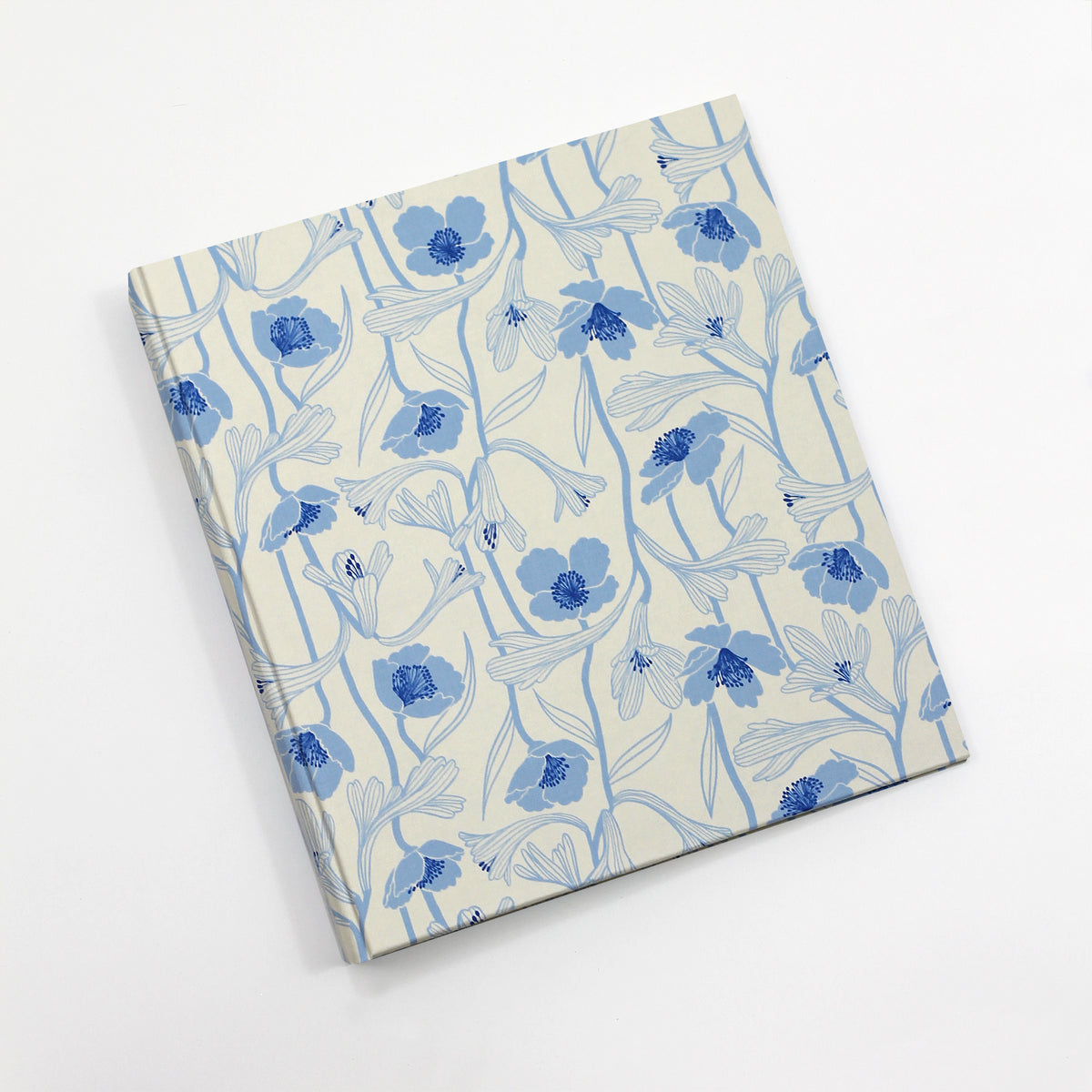 Storage Binder for Photos or Documents | Limited Edition Cover: Water Flowers White