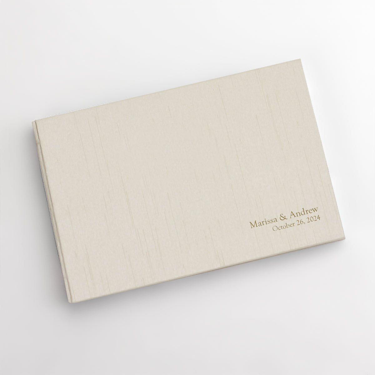 Classic Guestbook | Cover: Champagne Silk | Available Personalized