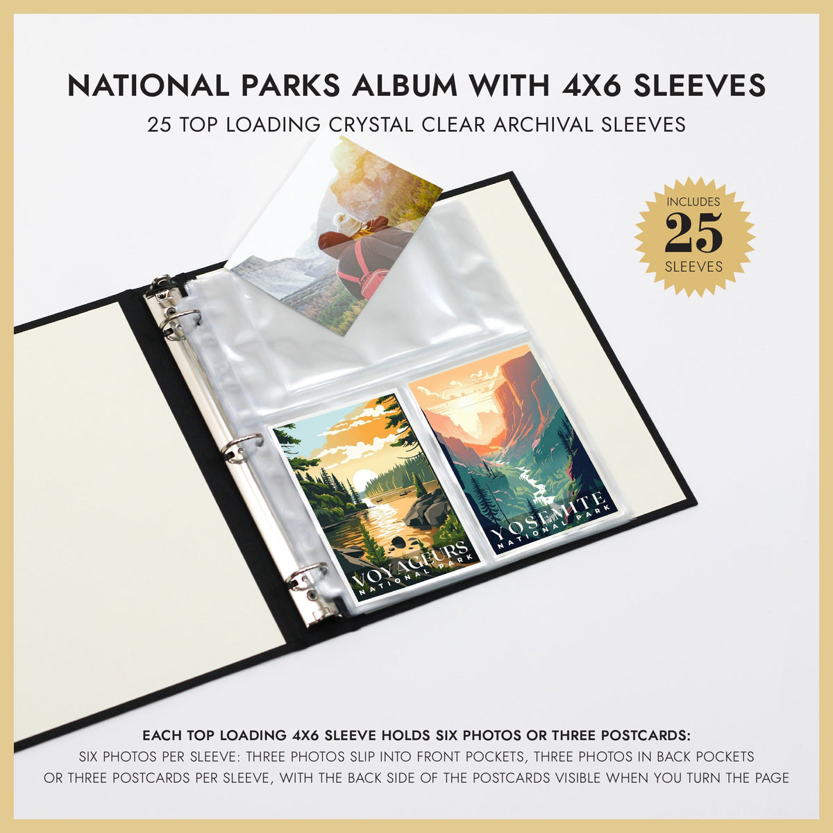 National Parks Album | Cover: Moss Vegan Leather | Available Personalized