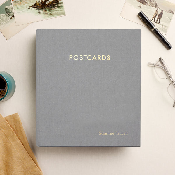 その他 apple postcard set x3 Large Postcard Album | Personalized Postcard Storage Binder | Rag