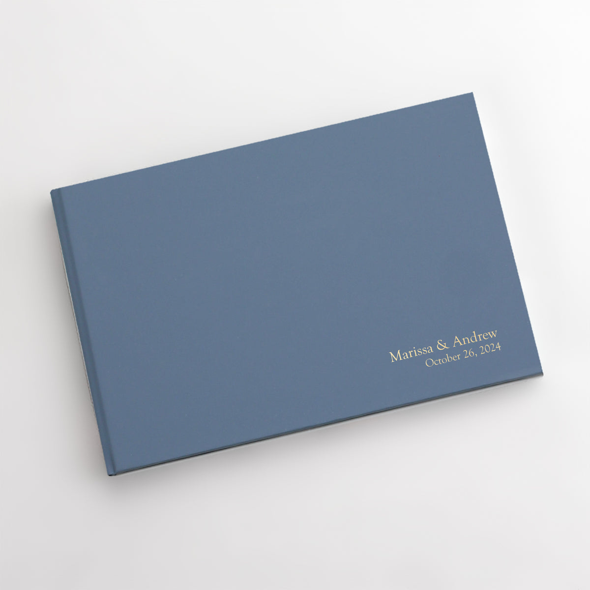 Classic Guestbook | Cover: Ocean Blue Vegan Leather | Available Personalized