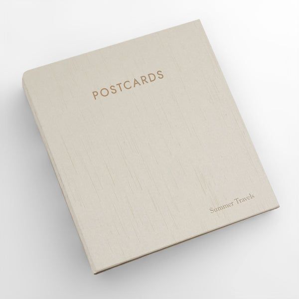 Large Postcard Album | Cover: Ivory Silk | Available Personalized