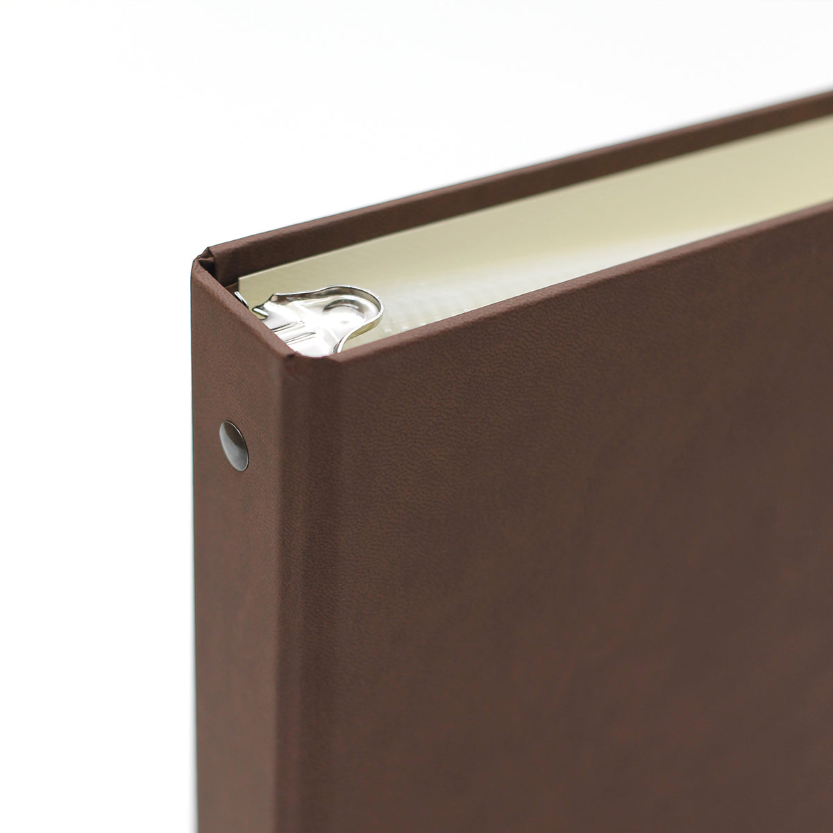 Medium Photo Binder For 4x6 Photos | Cover: Mocha Vegan Leather | Available Personalized