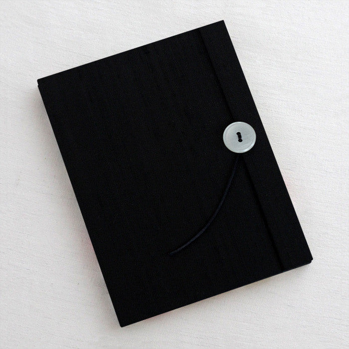Accordion Book | Cover: Black Silk | Available Personalized
