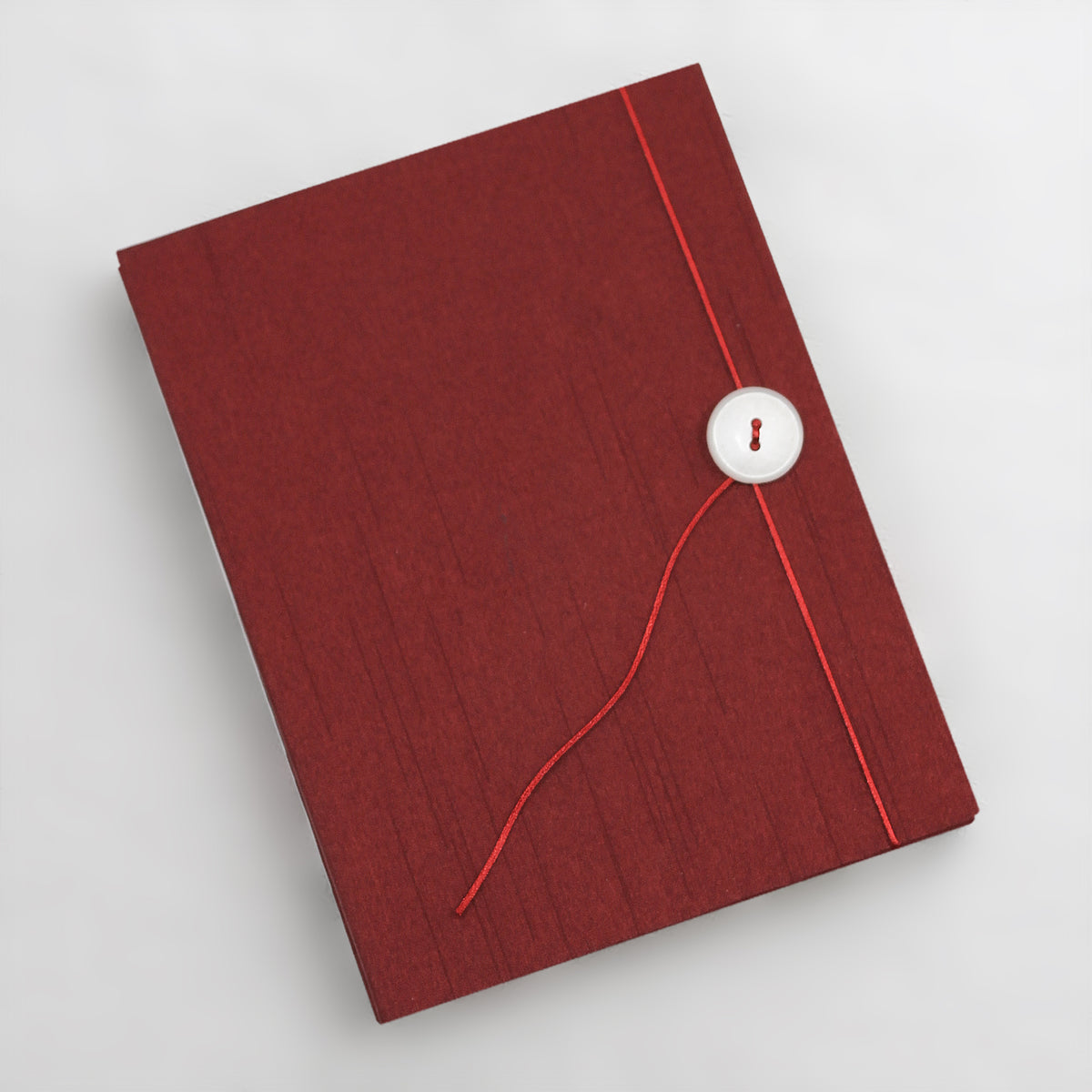 Accordion Book | Cover: Garnet Silk | Available Personalized