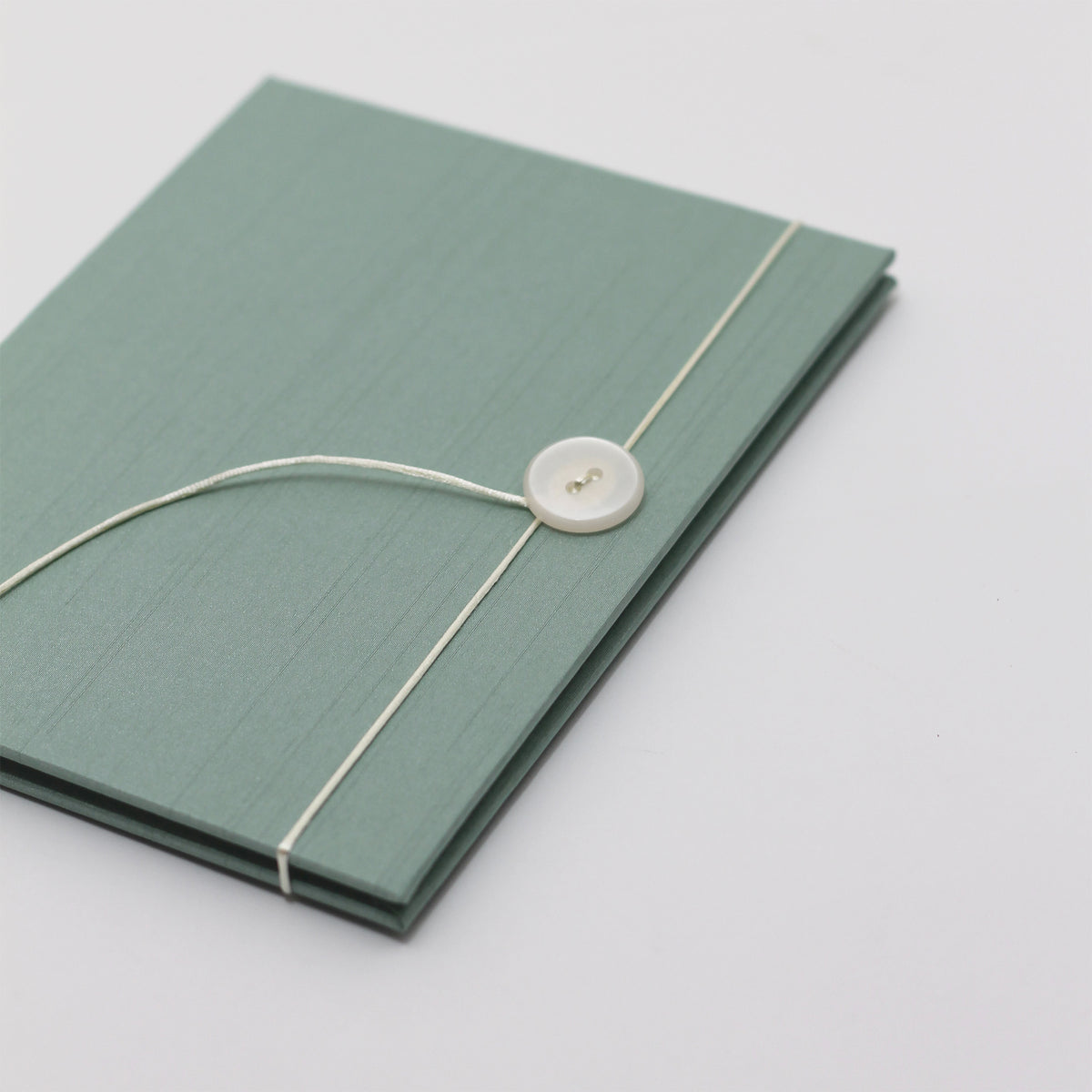 Accordion Book | Cover: Misty Blue Silk | Available Personalized