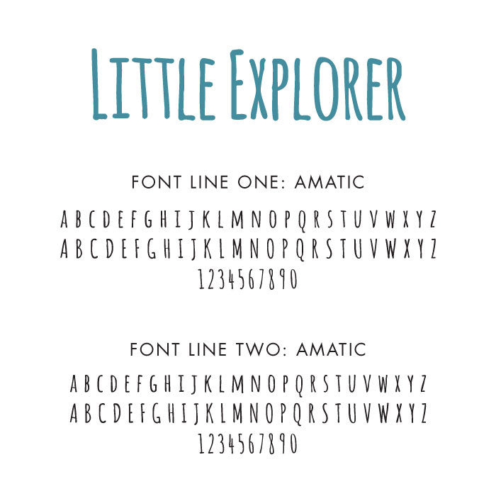 Baby&#39;s First Book | Printed Cover: Little Explorer | Available Personalized