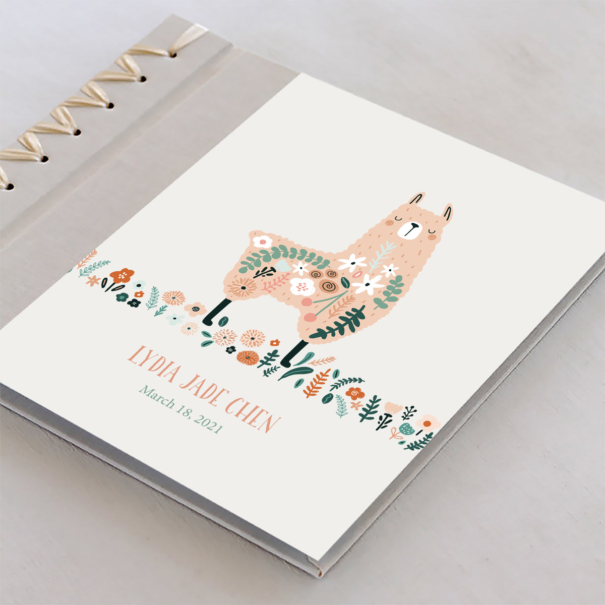 Baby&#39;s First Book | Printed Cover: Llama | Available Personalized