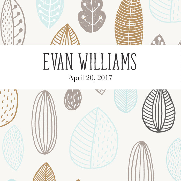 Baby&#39;s First Book | Printed Cover: Leaf Toss | Available Personalized
