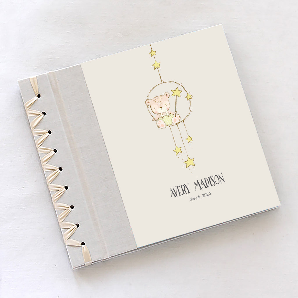 Baby&#39;s First Book | Printed Cover: Star Bear Pink | Available Personalized