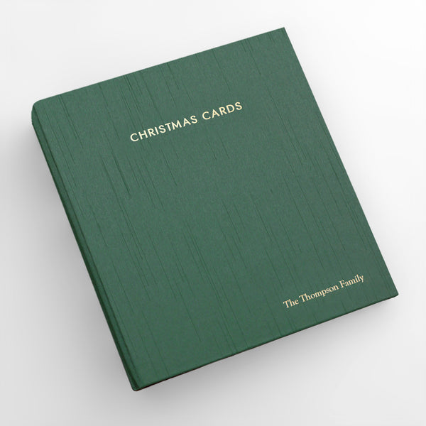Christmas Card Album Rag & Bone Bindery