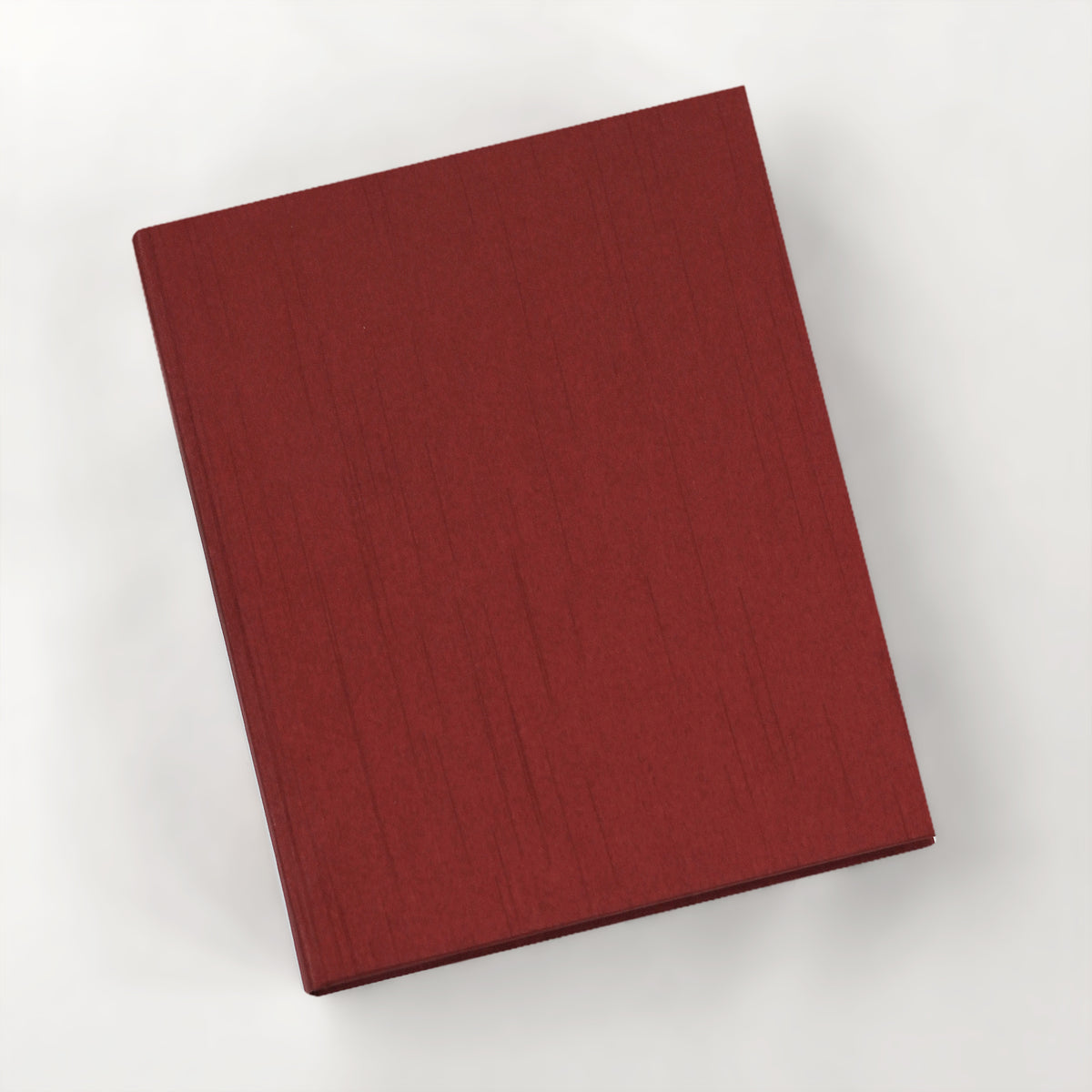 Large 8x10 Blank Page Journal | Cover: Garnet Silk | Available Personalized