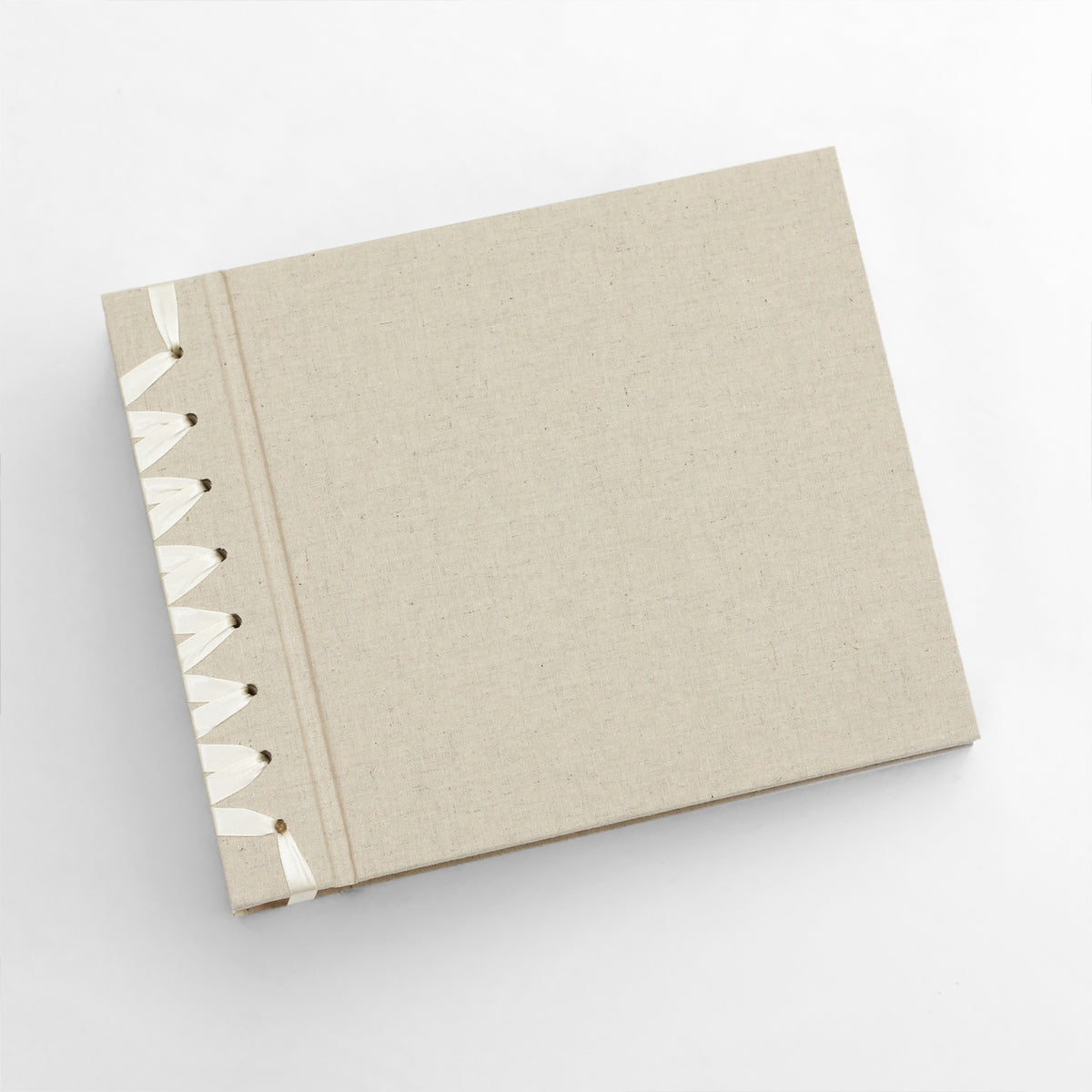 Small Paper Page Album with Natural Linen Cover
