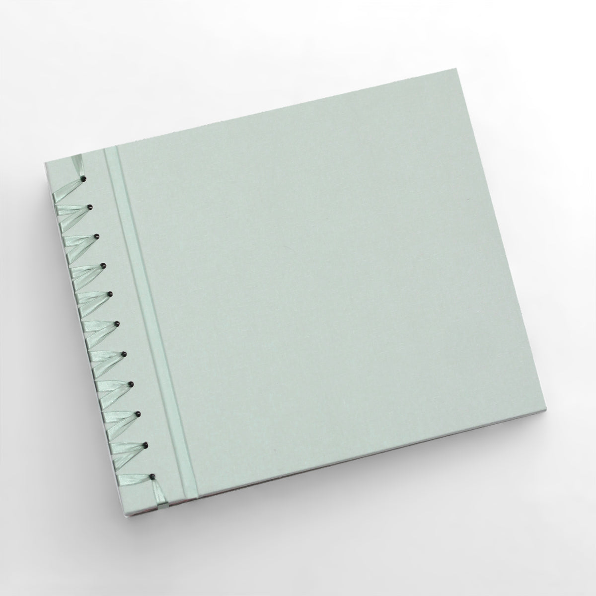 Deluxe 12 x 15 Paper Page Album | Cover: Pastel Blue Cotton | Available Personalized