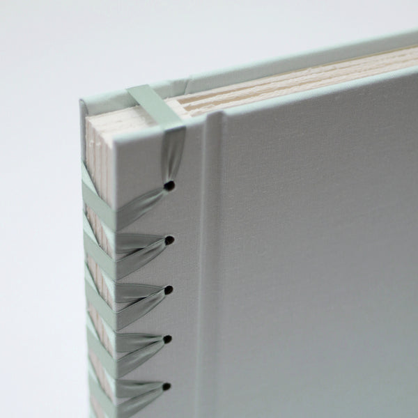 Small Paper Page Album with Natural Linen Cover - Rag & Bone Bindery