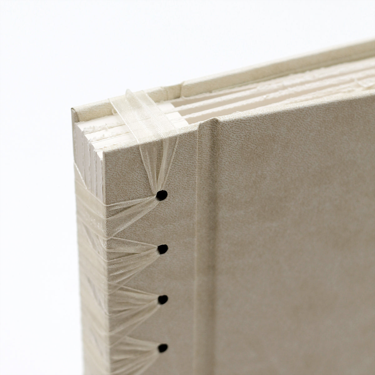 Small Paper Page Album with Cream ~ Animal Friendly Faux Leather