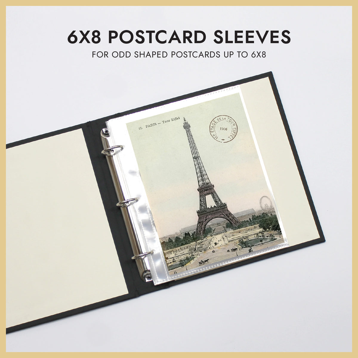 Medium Postcard Album | Cover: Moss Vegan Leather | Available Personalized