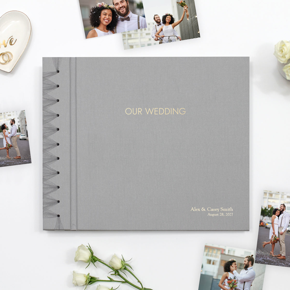 Wedding Album 12 x 15 | Silver Silk