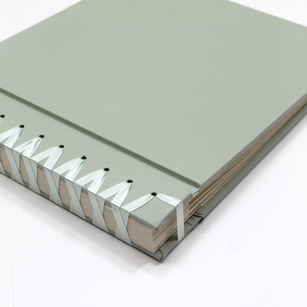 Wedding Album 10 x 15 | Sage Green Cotton