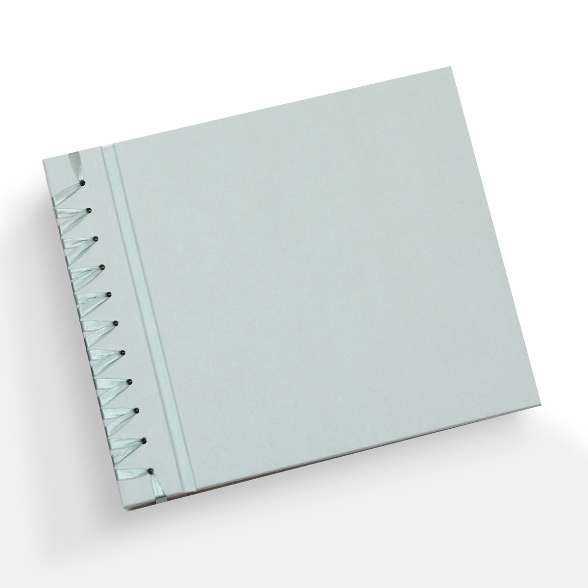 Deluxe 12 x 15 Paper Page Album | Cover: Light Blue Cotton | Available Personalized
