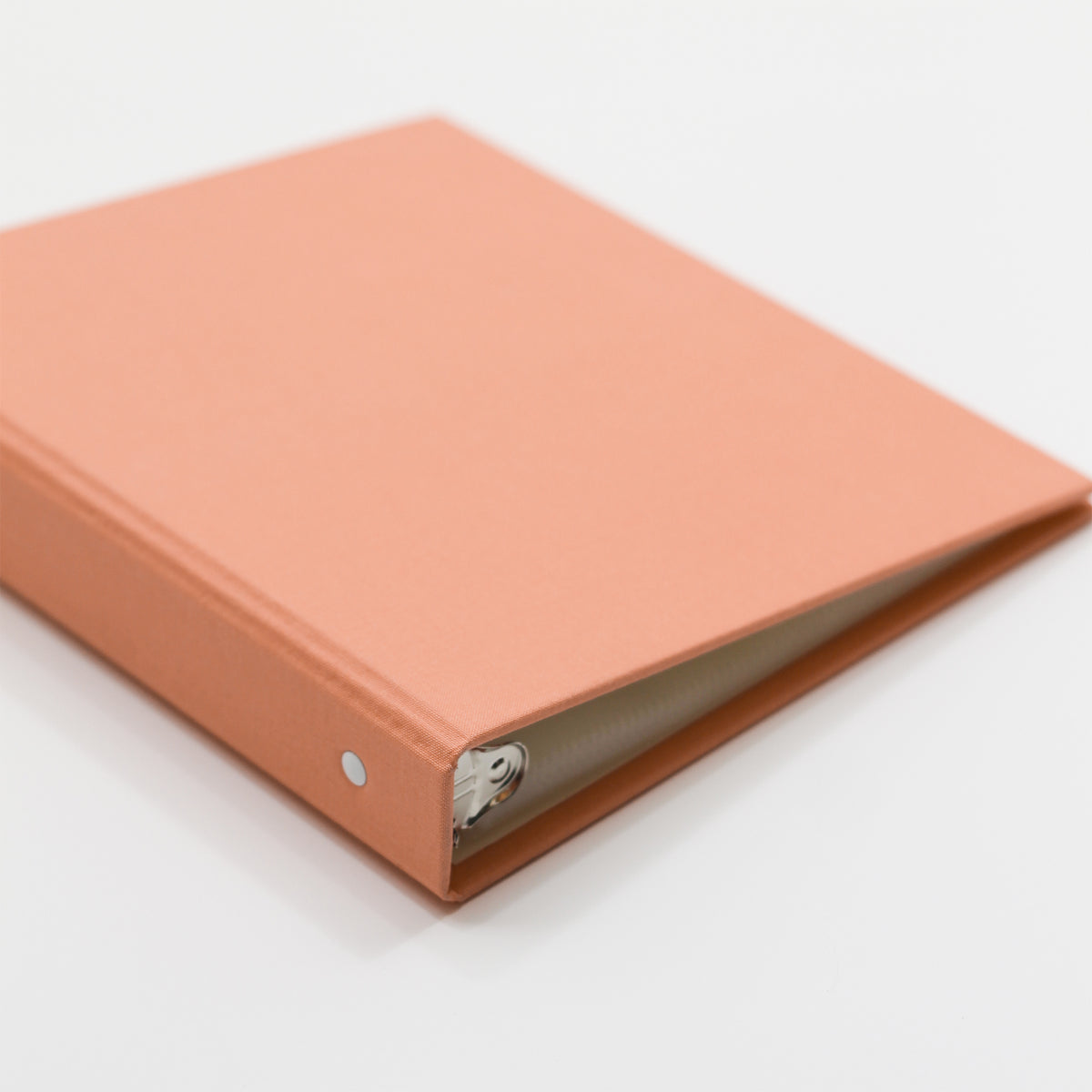 Medium Photo Binder | for 4 x 6 photos | with Coral Cotton Cover