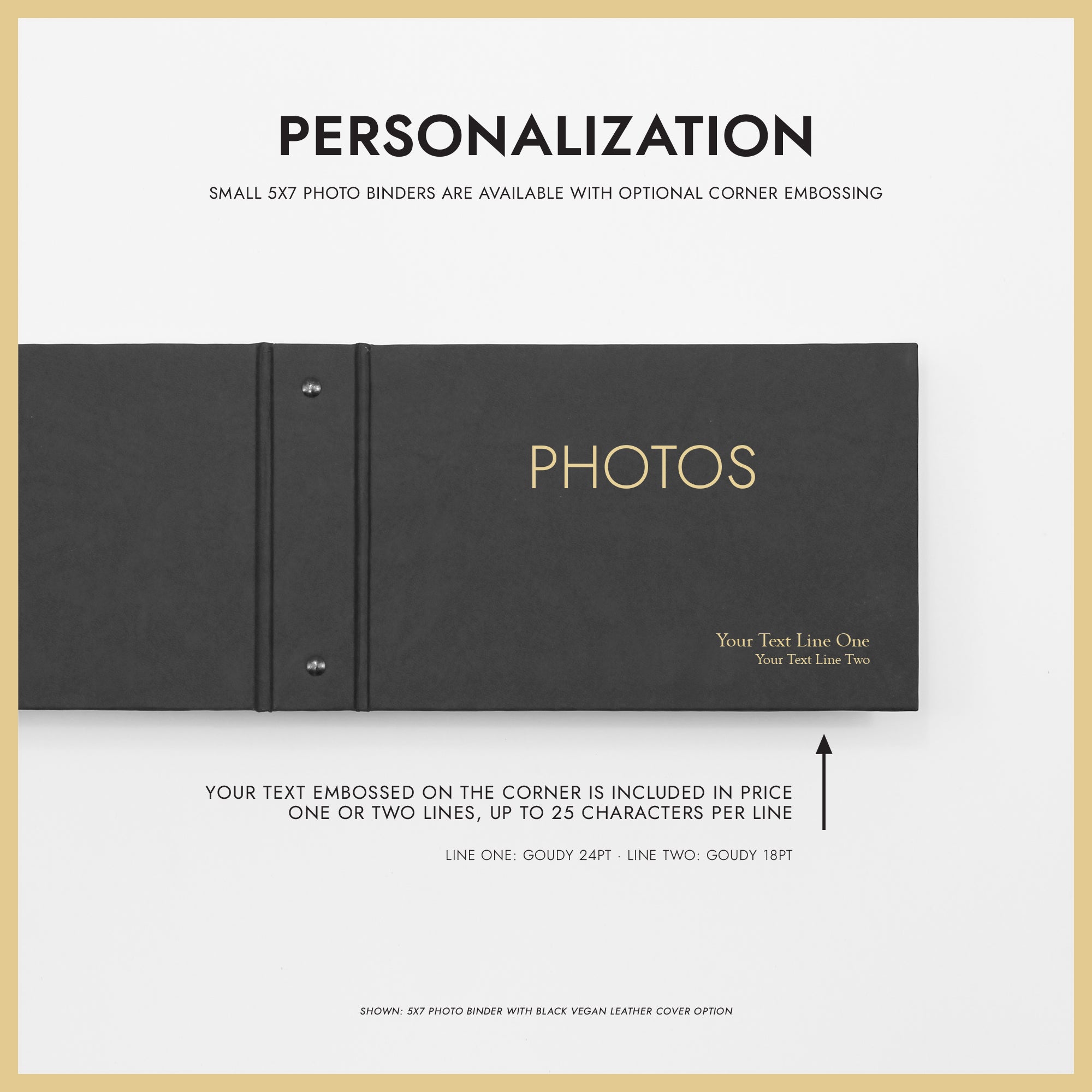 5x7 index card binder 5x7 Photo Binder | Holds Up to 100 Photos