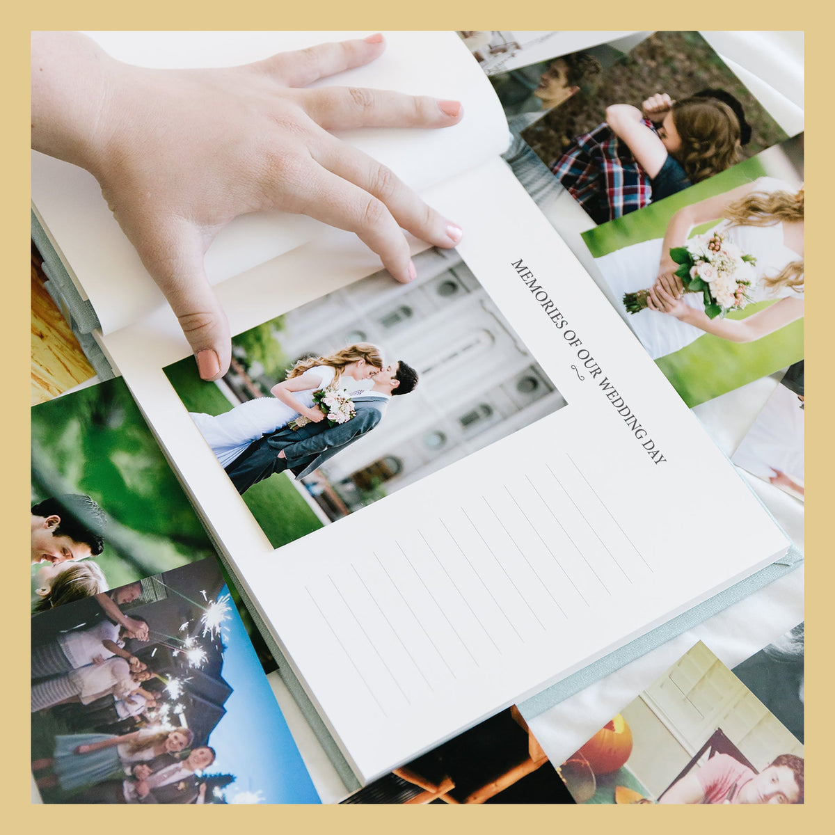 Anniversary Journal | Cover: Navy Blue Cotton | Available Personalized