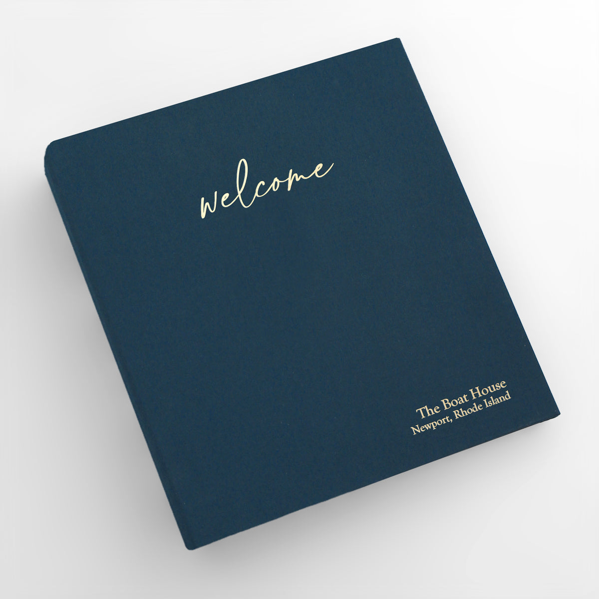 Welcome Binder with Navy Blue Cotton Cover | Home | Air BNB