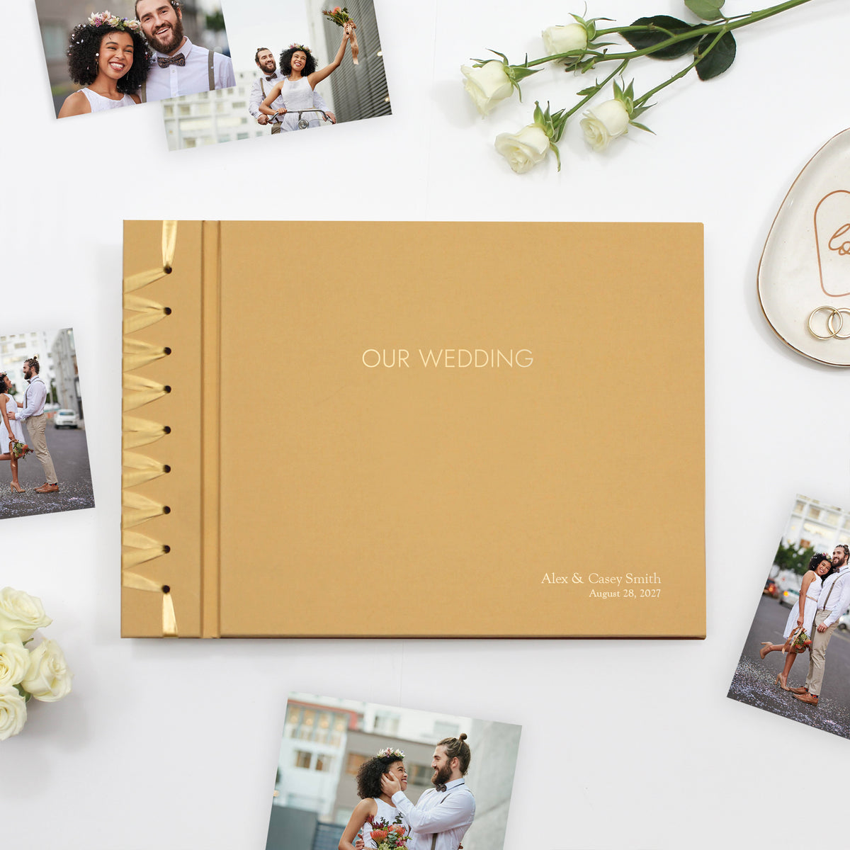 Wedding Album 10 x 15 | Buttercup Yellow Cotton