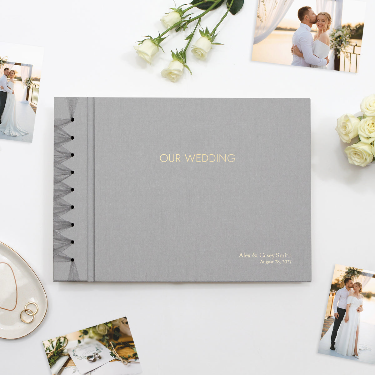 Wedding Album 10 x 15 | Silver Silk