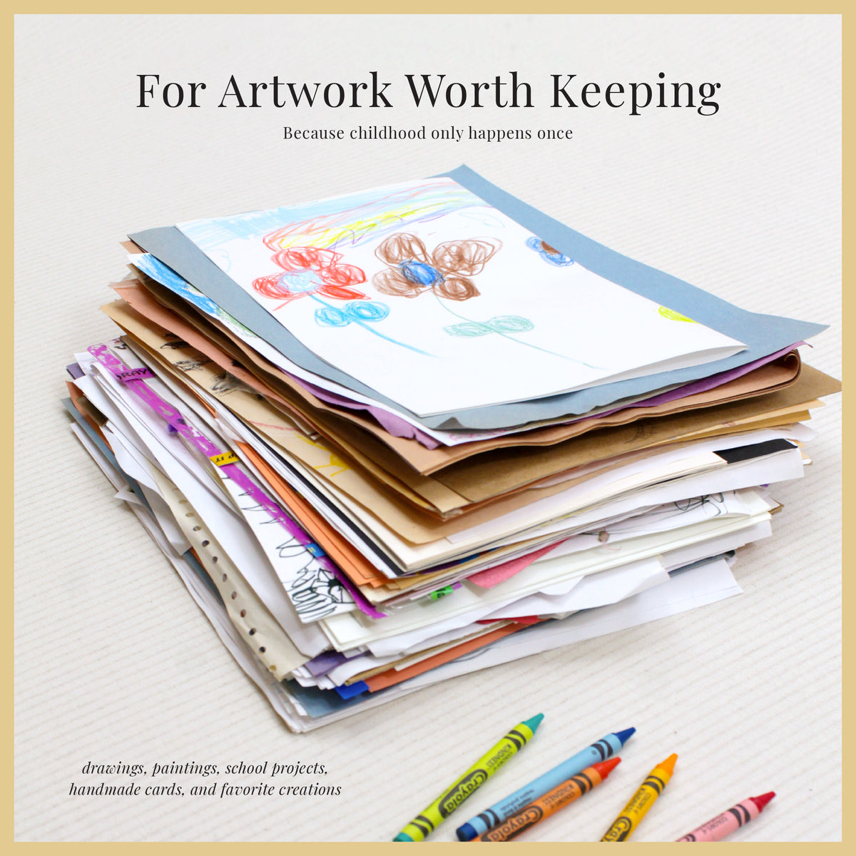 My Artwork Binder | Lavender Cotton