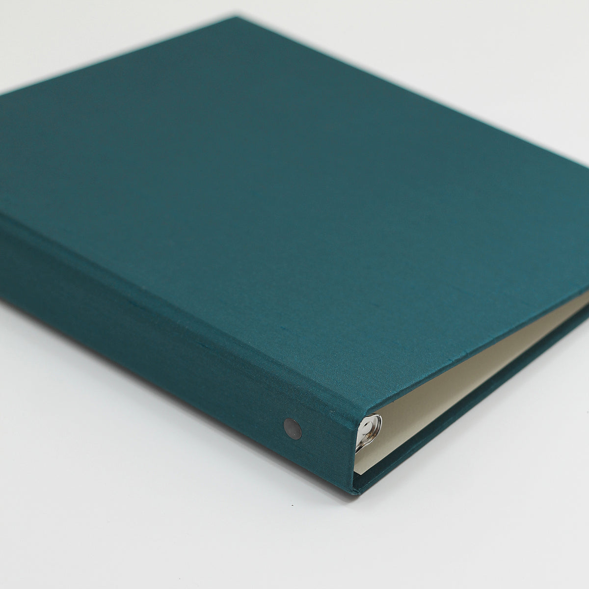 Officiant Binder with Teal Blue Silk Cover