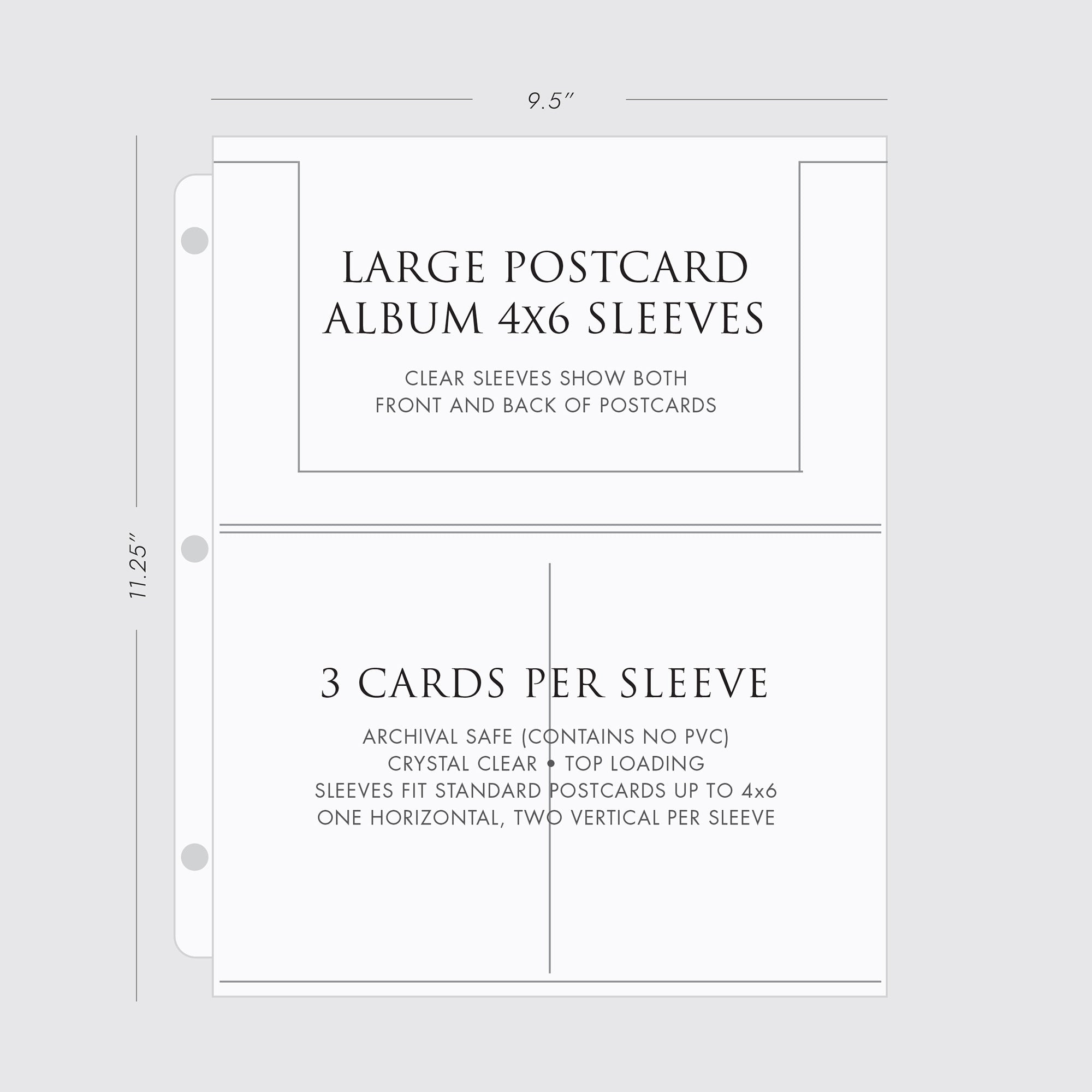 Postcard Back Template 5x7
