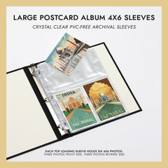 4 x 6 card sleeves 4x6 Large Postcard Album Sleeves (for 4x6 Postcards) Set Of 10