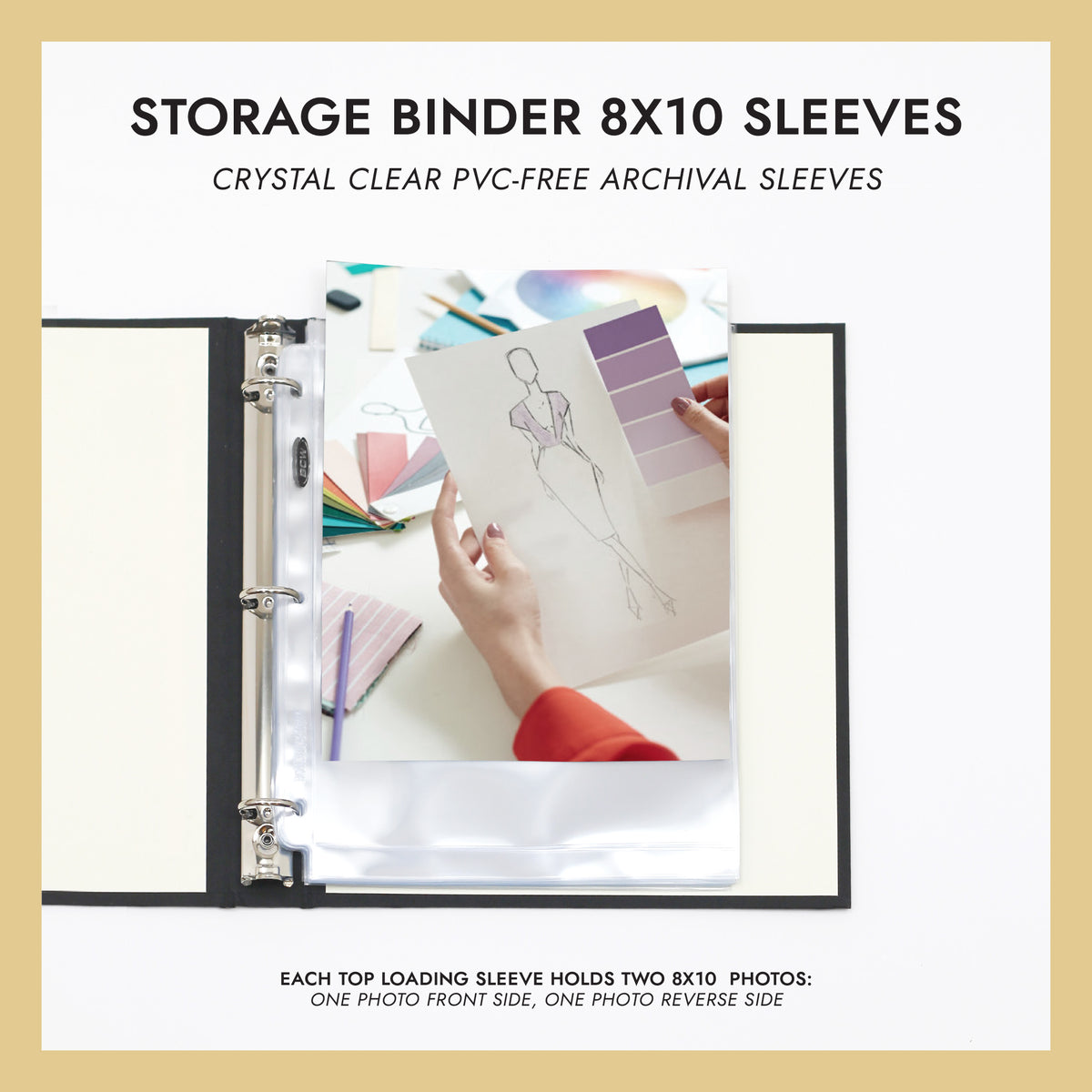 8x10 Storage Binder Sleeves (for 8x10 Photos) Set Of 10