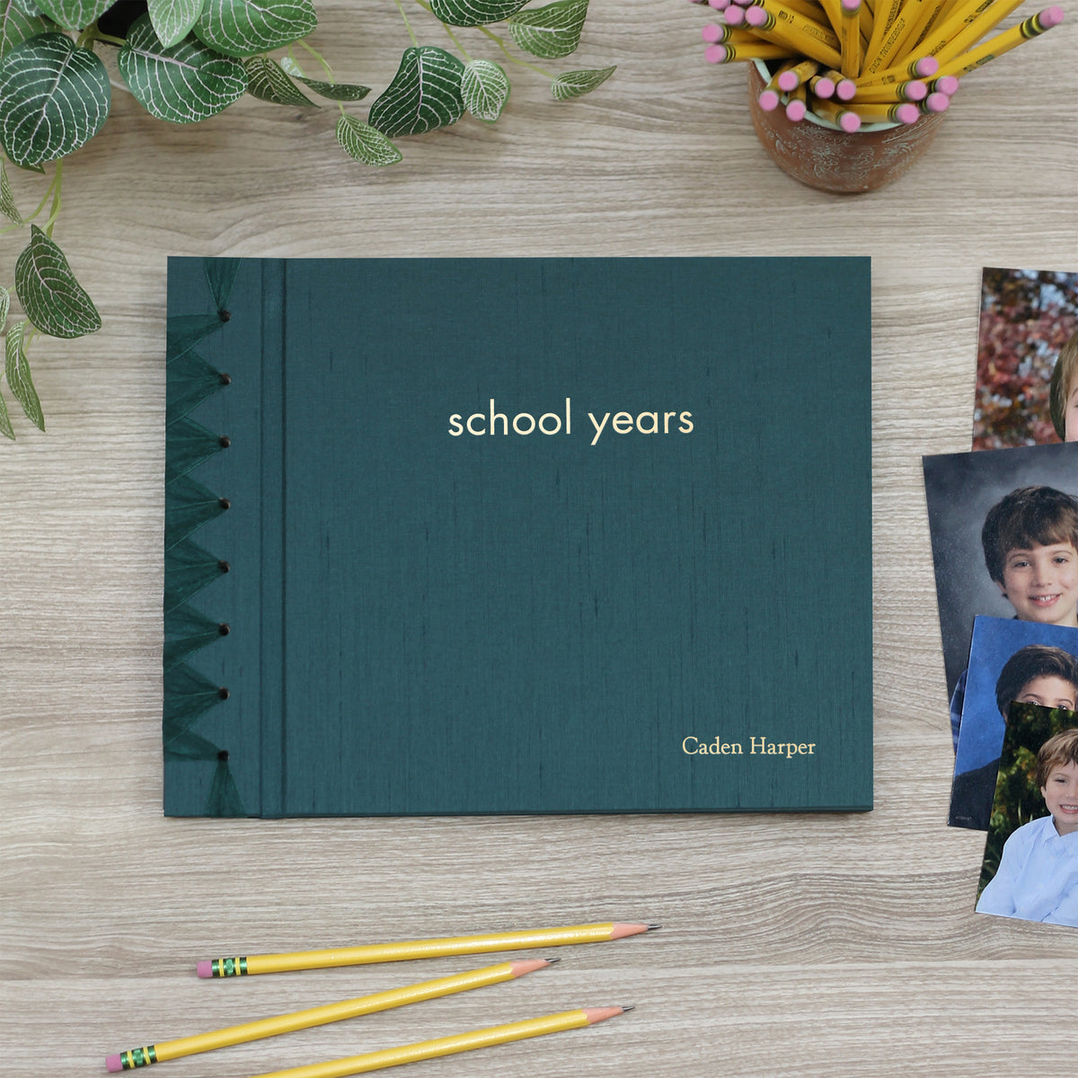 School Years with Teal Silk Cover