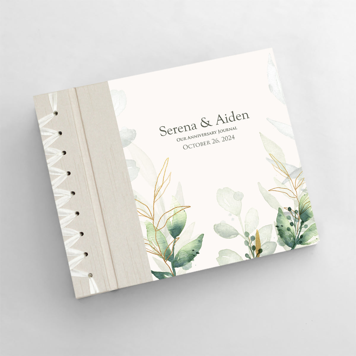 Anniversary Journal | Printed Cover: Botanical Garden | Available Personalized