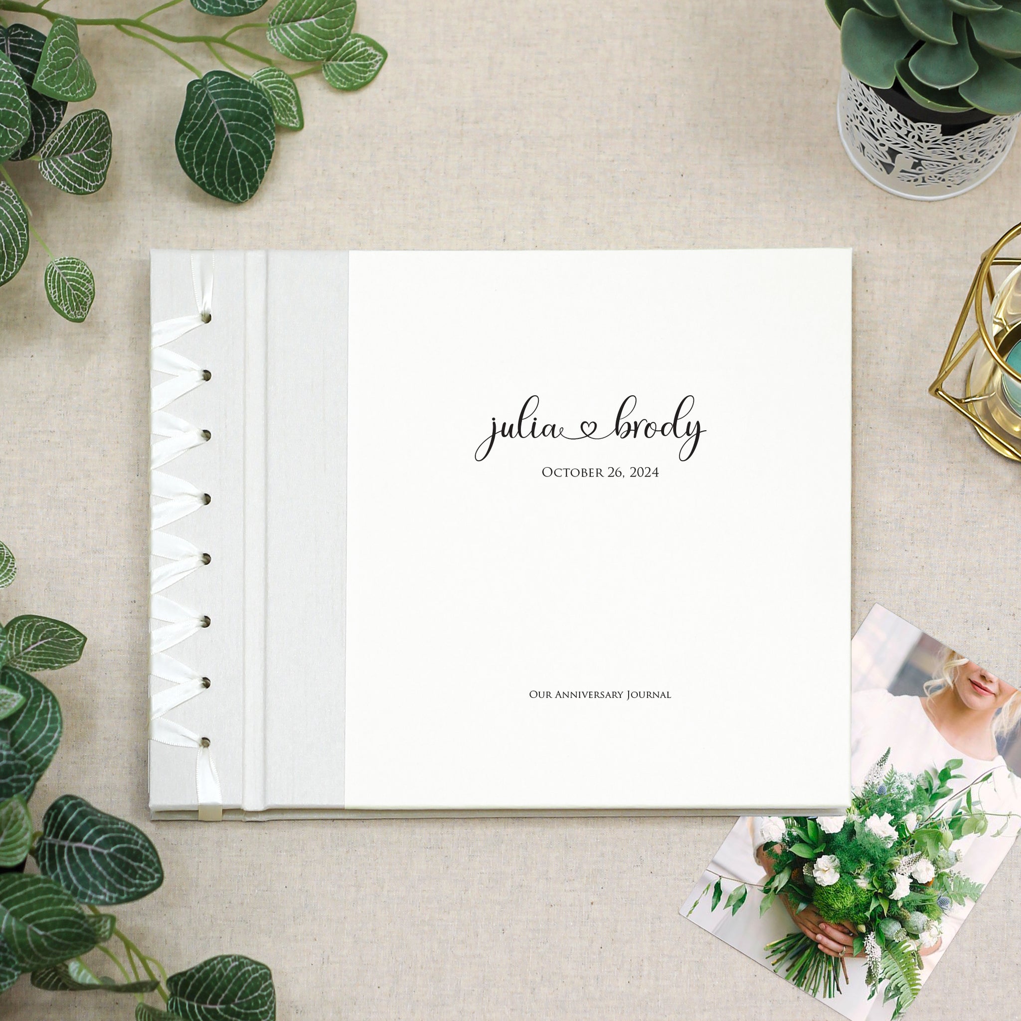 Personalized 'Our First Year' Anniversary Book