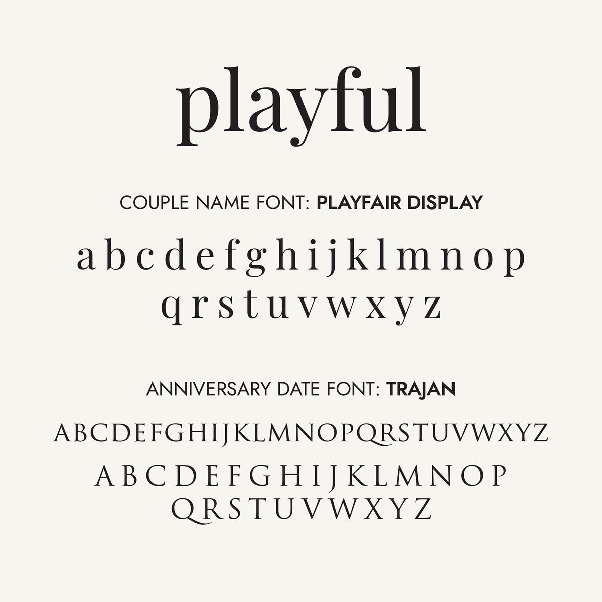 Anniversary Journal | Printed Cover: Playful | Available Personalized