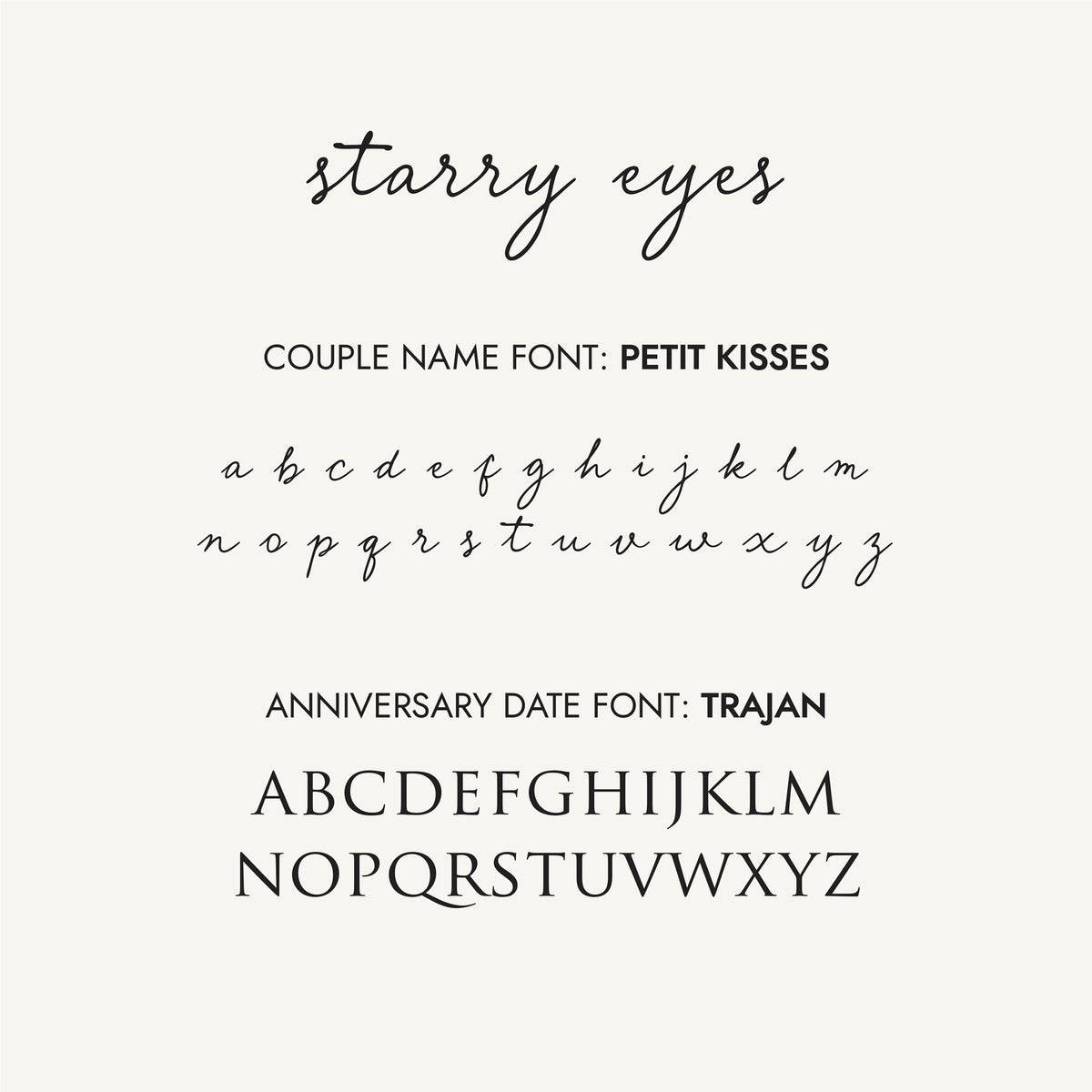 Anniversary Journal | Printed Cover: Starry Eyes | Available Personalized