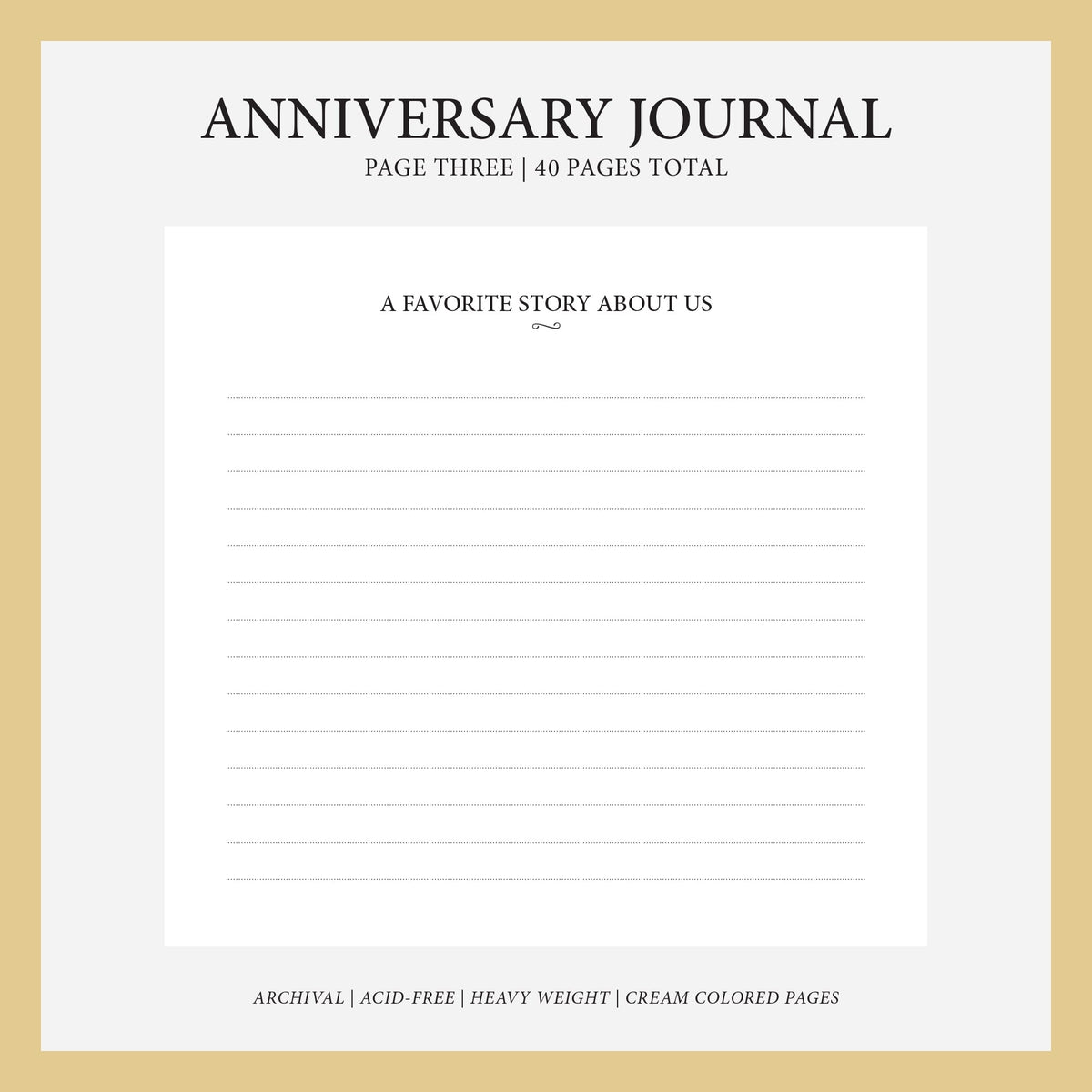 Anniversary Journal | Cover: Blush Pink Silk | Available Personalized