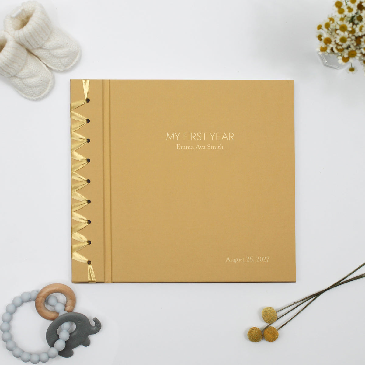 Baby's First Book | Buttercup Yellow Cotton