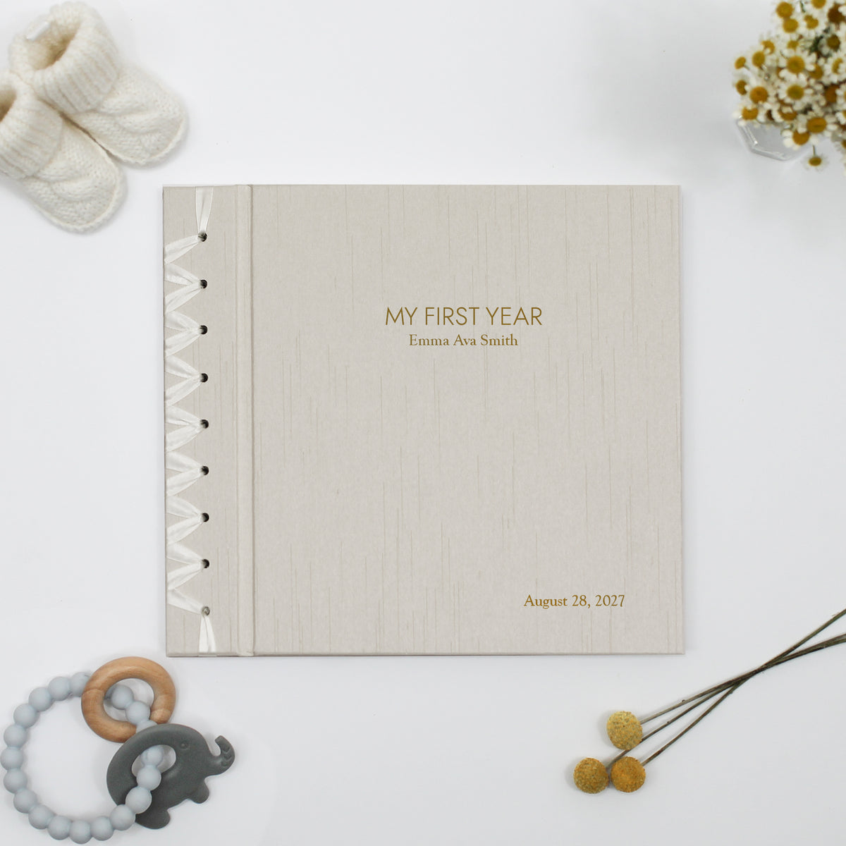 Baby's First Book | Ivory Silk