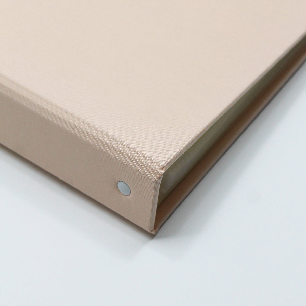 Small Photo Binder | for 5x7 Photos | with Peachy Pink Cotton Cover