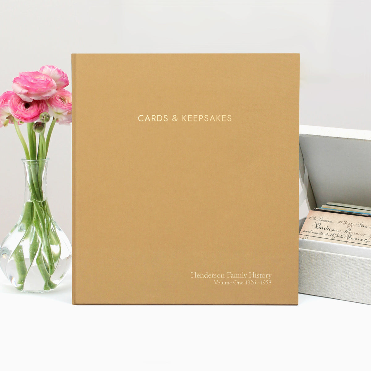 The Cards & Keepsakes Binder | Buttercup Yellow Cotton